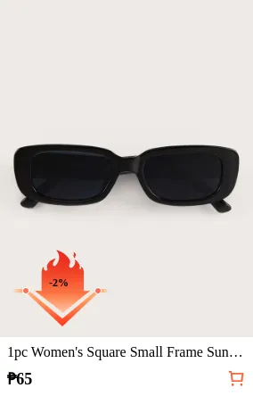 1pc Women s Square Small Frame...
