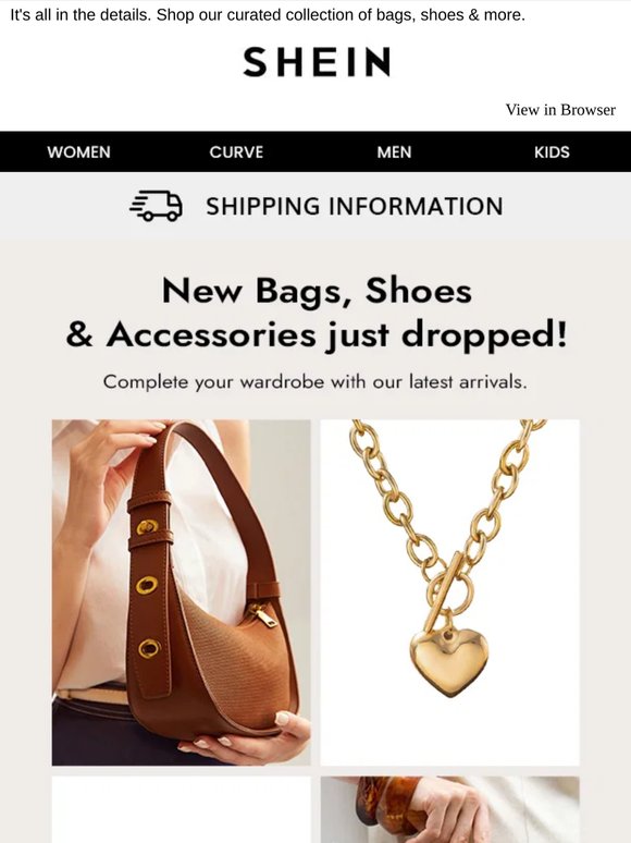 Transform your look in seconds👜👠