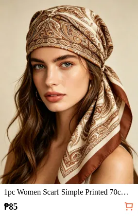 1pc Women Scarf Simple Printed...