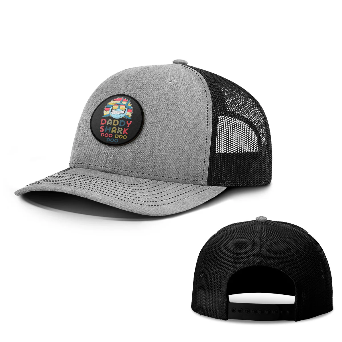 Image of Daddy Sharks Patch Hats