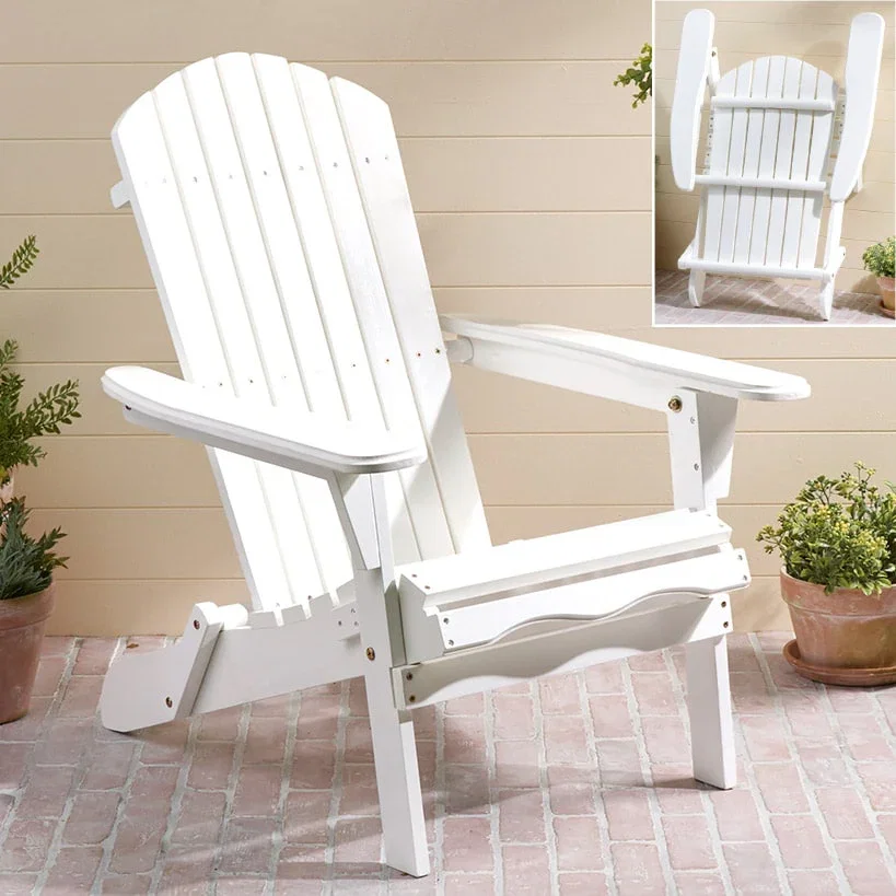 Image of Outdoor Folding Adirondack Chair
