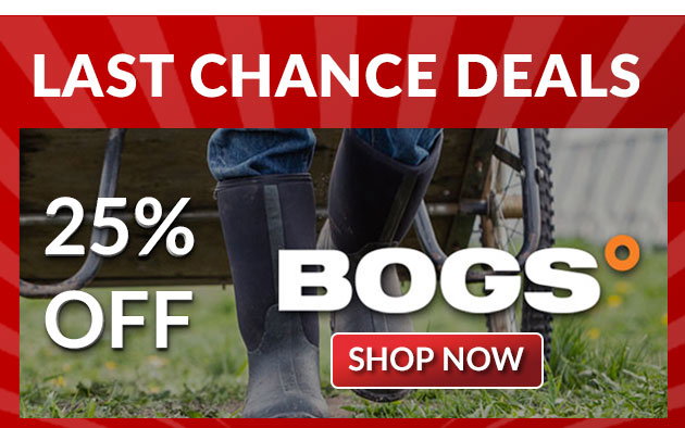 Bogs boots 25% off