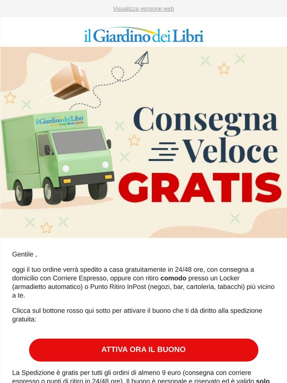 (OGGI) Spedizione GRATUITA con qualsiasi ordine 😍