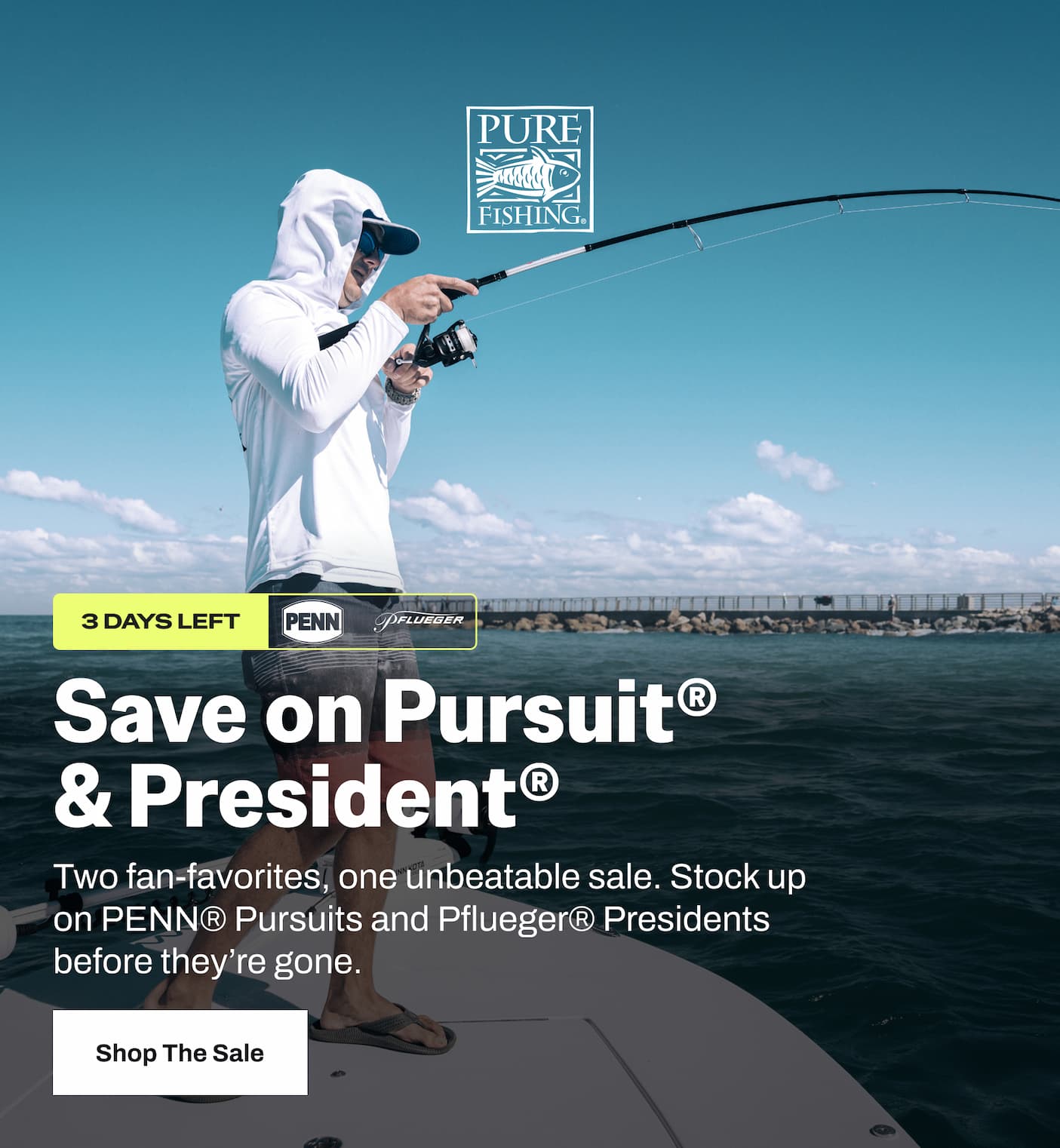 PENN + Pflueger Sale Hero