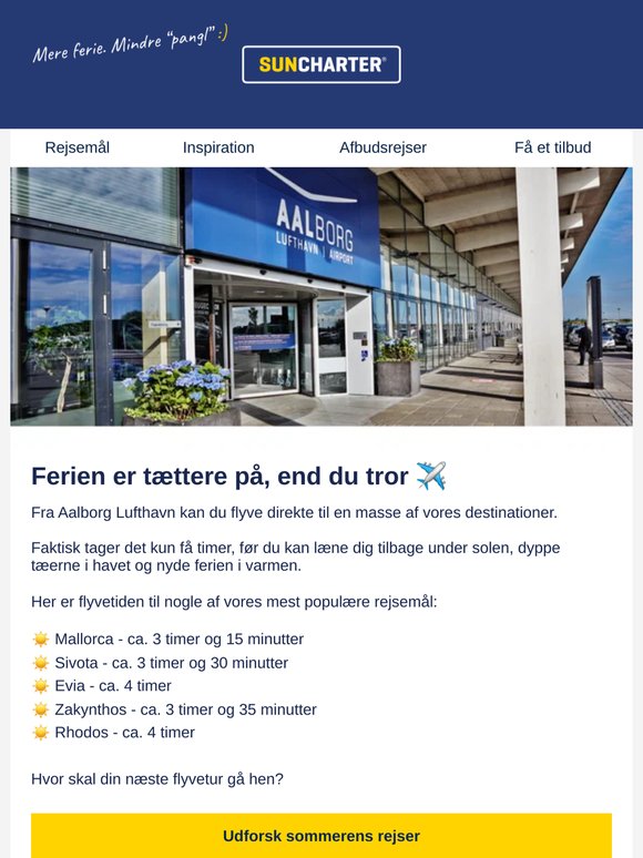 Du gætter aldrig, hvor hurtigt du er fremme ✈️