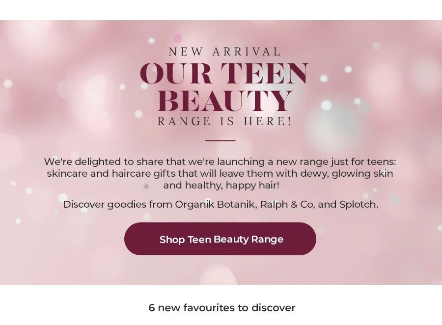 Shop Teen Beauty Range
