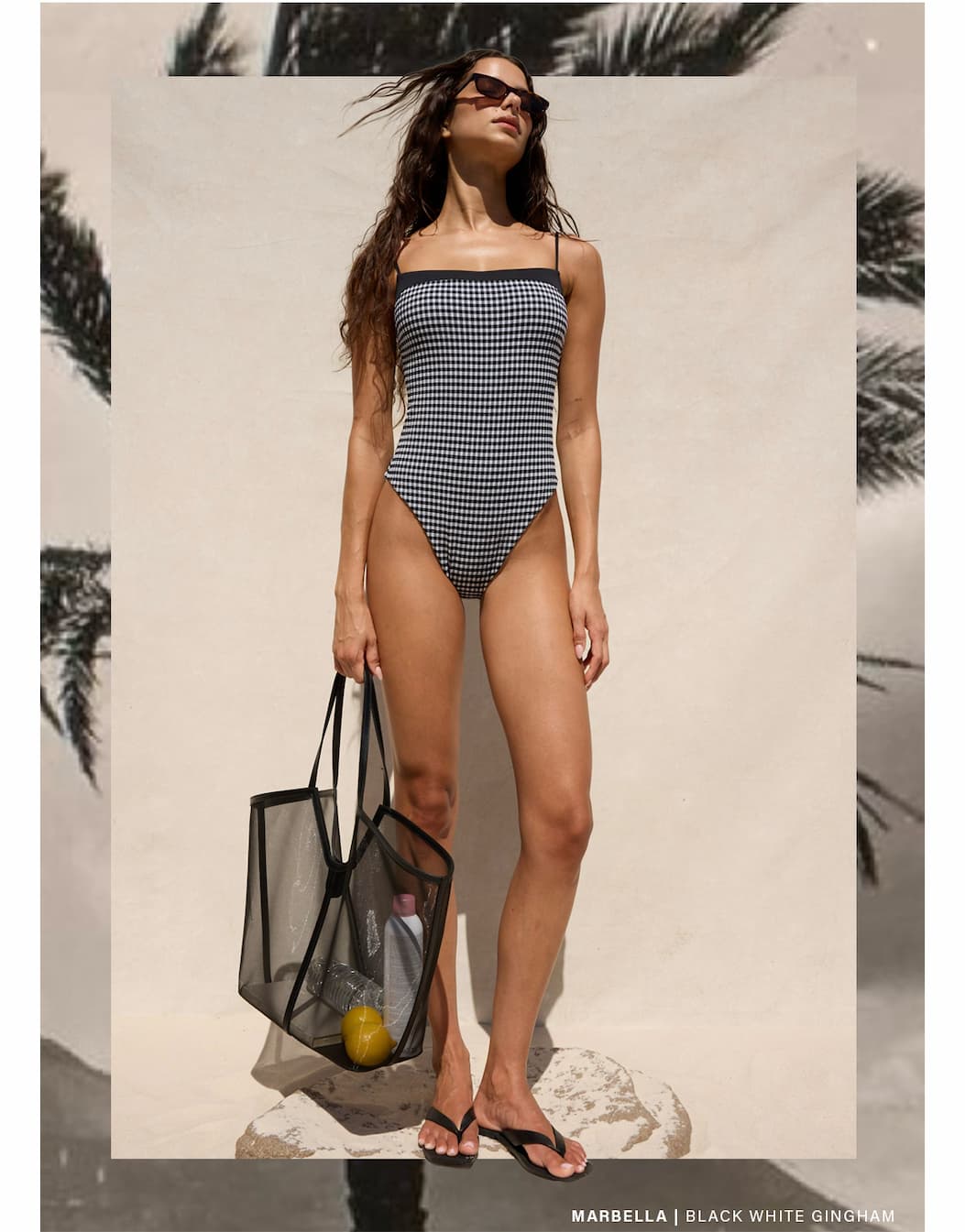 Marbella | Black White Gingham