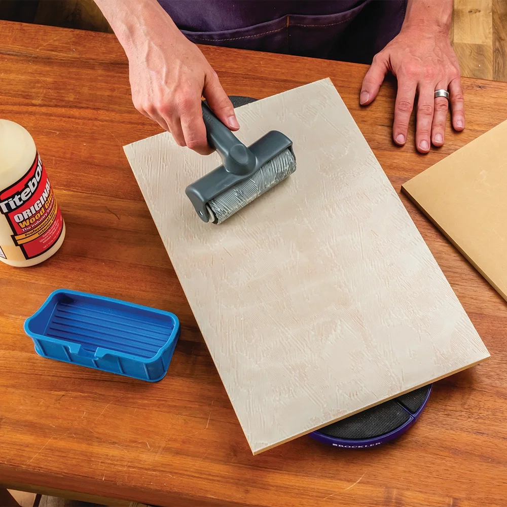 Rockler 5'' Glue Roller with Silicone Rest