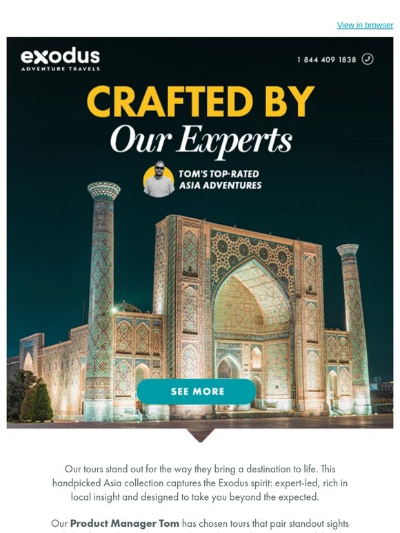 Picked by our Experts: Asia Tours worth discovering