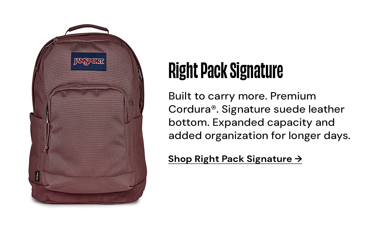 Right Pack Signature