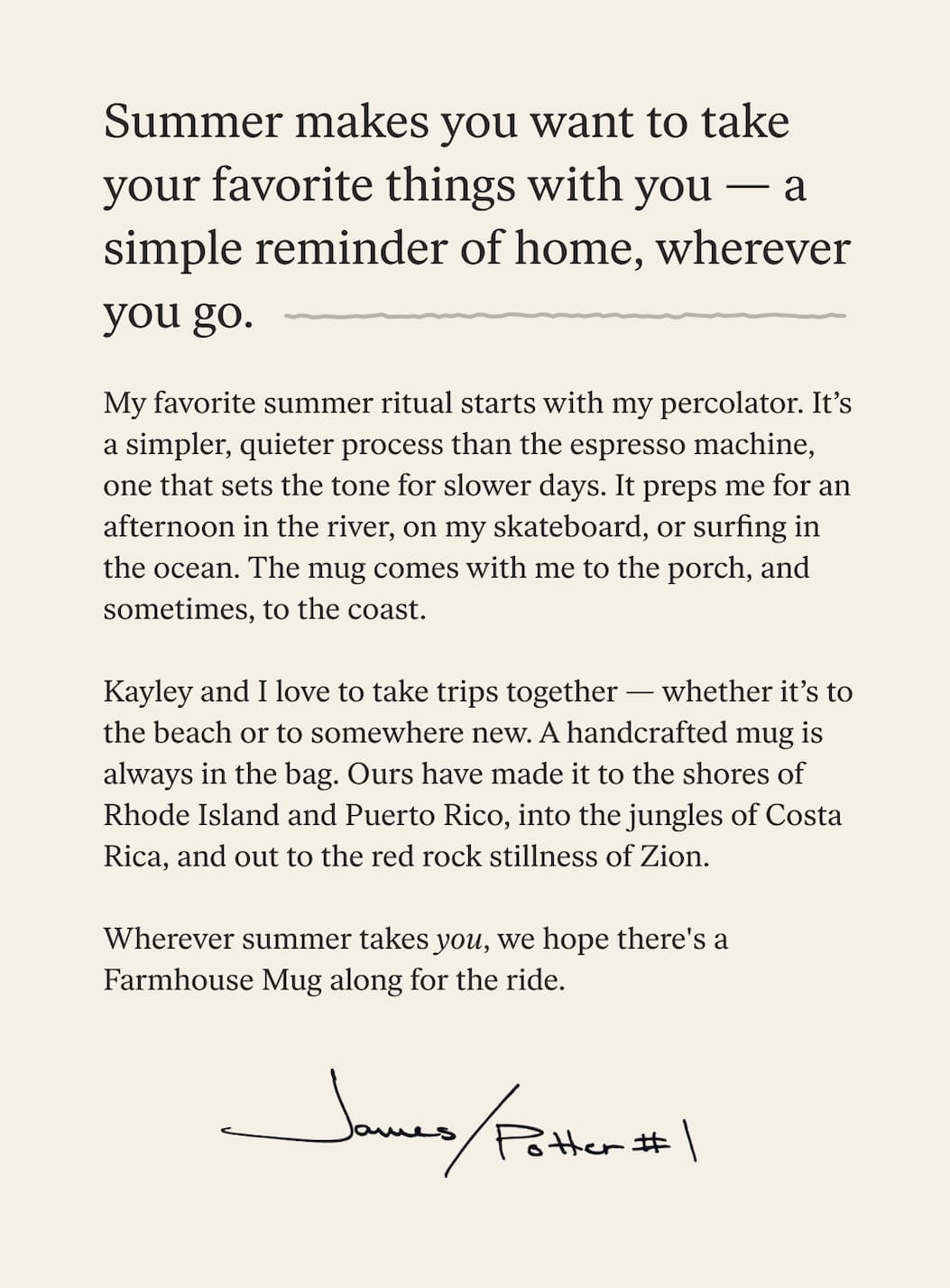 Welcome to Summer