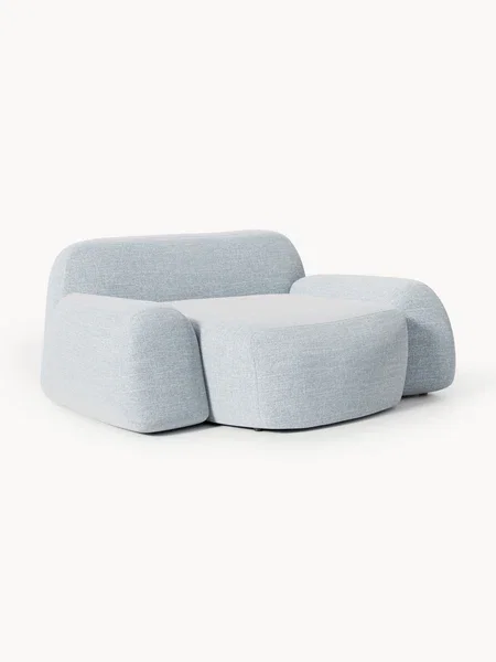 XL bouclé loungefauteuil Wolke