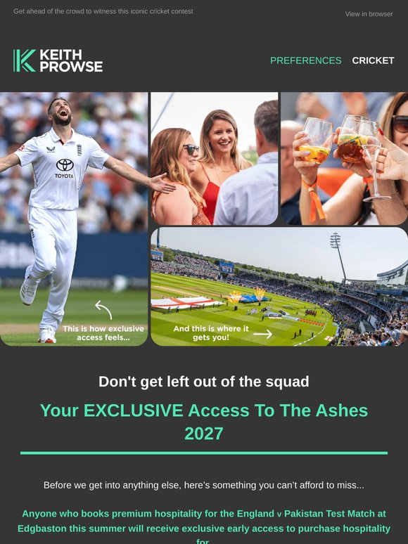 Your Ashes 2027 priority access awaits 🤩