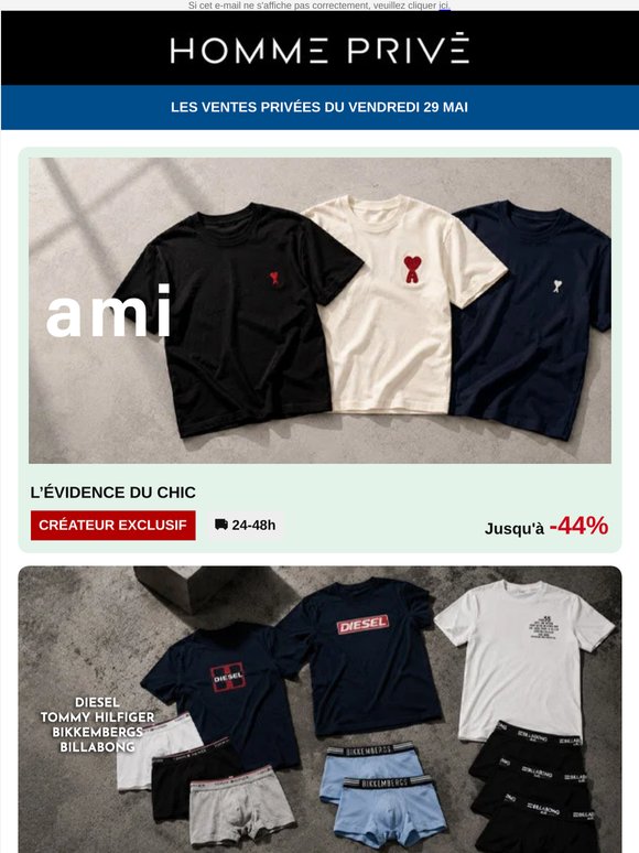 🔥AMI PARIS T-shirts | BVLGARI Parfums | DIESEL, TOMMY HILFIGER Underwear & T-shirts...