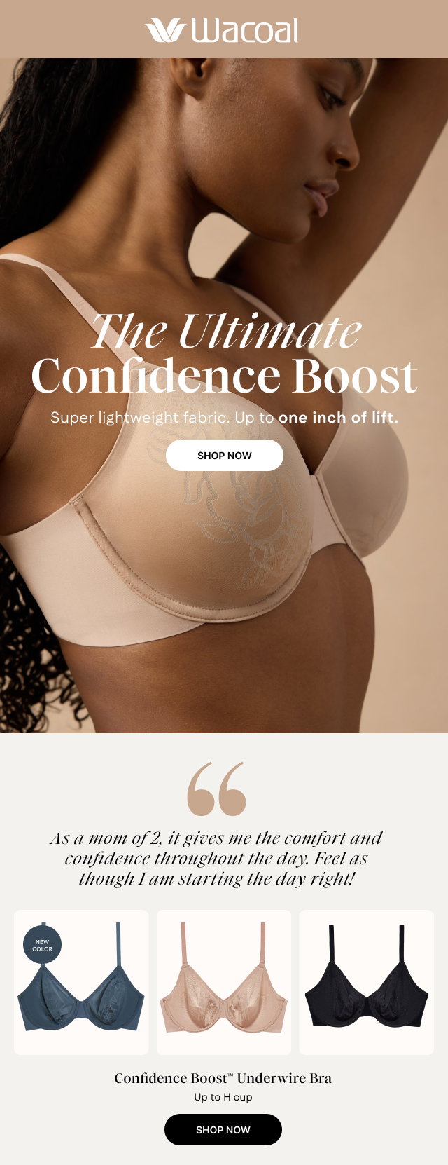 Confidence Boost Underwire Bra - Shop Now