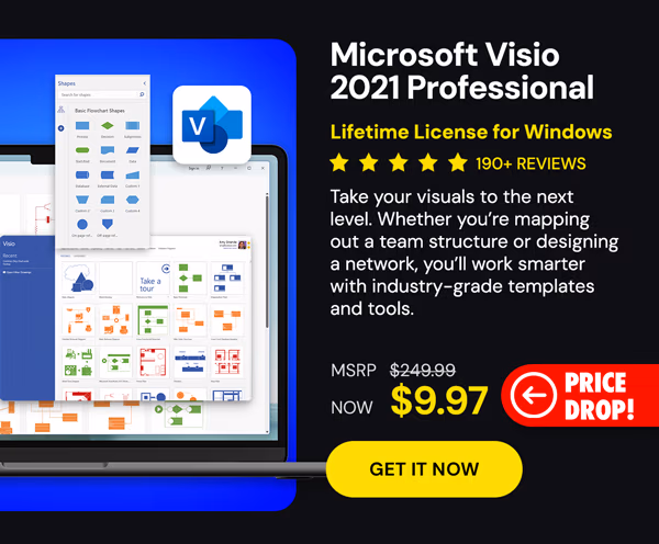 Microsoft Visio 2021 Professional: Lifetime License for Windows