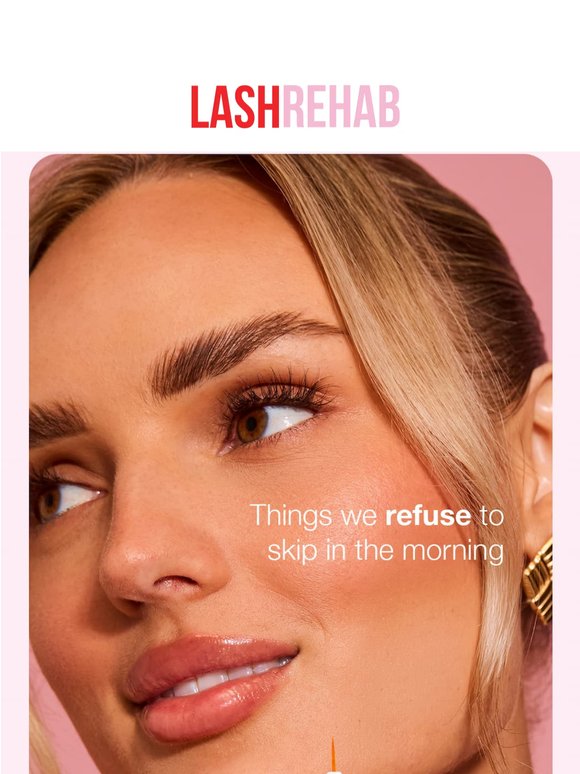Things we refuse to skip in the morning…