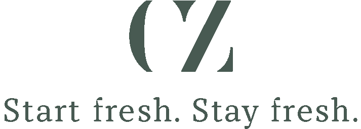 cuzen matcha logo and tagline