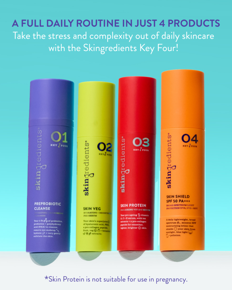 Stress free, simple skincare with Key Four bundle