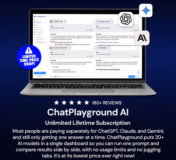 ChatPlayground AI: Lifetime Subscription