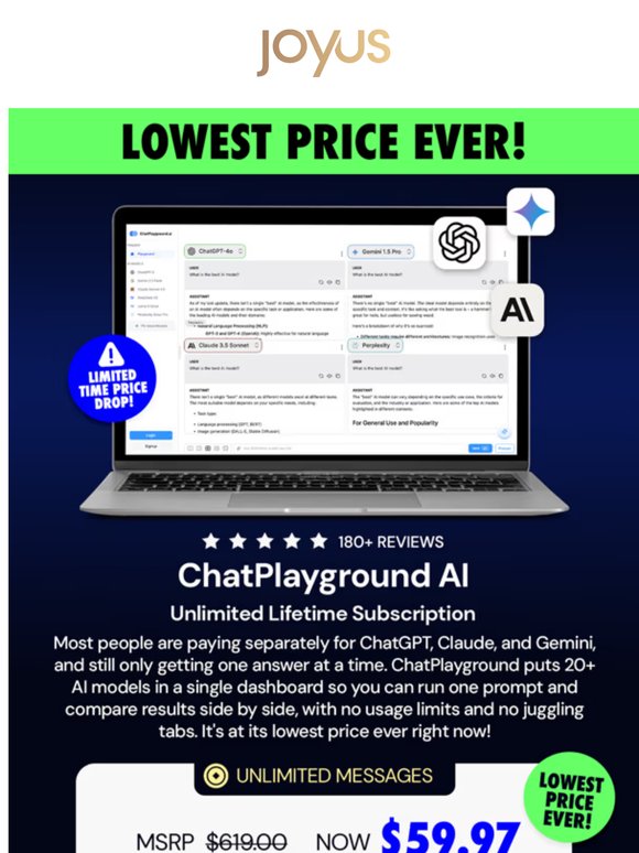 Everyone’s Ditching GPT for This $60 Lifetime AI