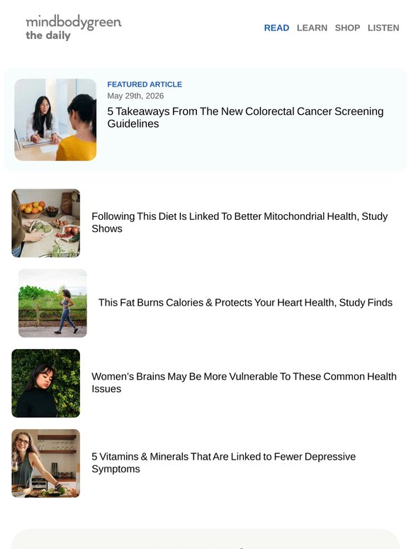 This diet was just linked to better mitochondrial health