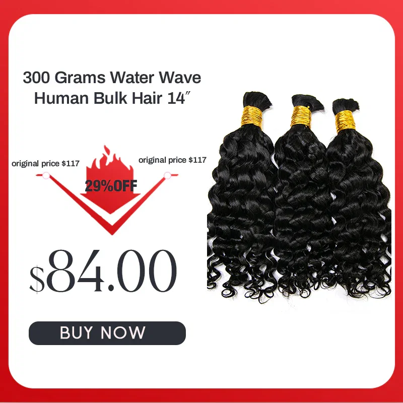 Clearance Sale 300 Grams Water Wave Human Hair
