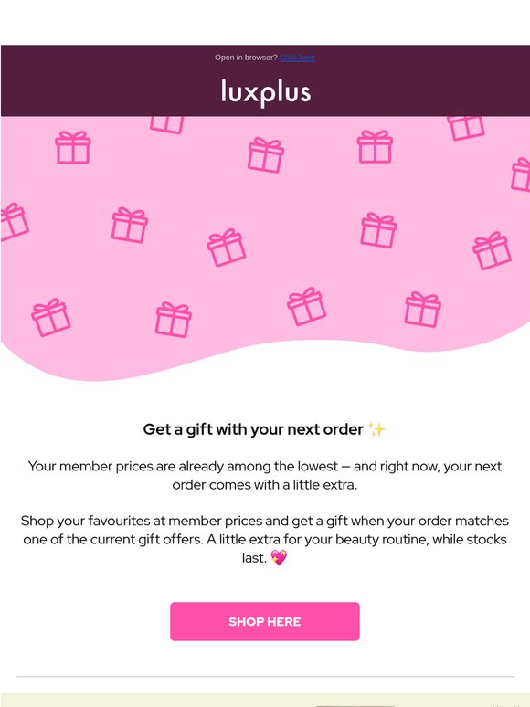 A little extra is waiting for you 🎁