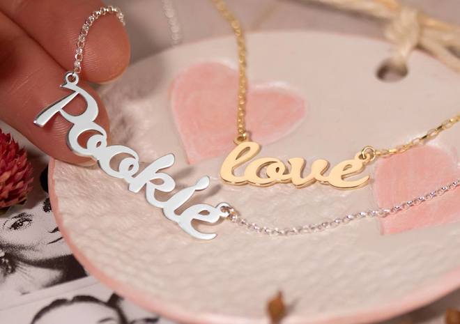 Word necklaces