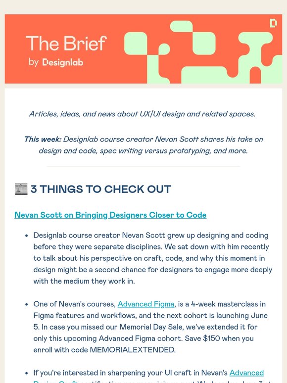 "The role of designers is not to step so far away from code..."