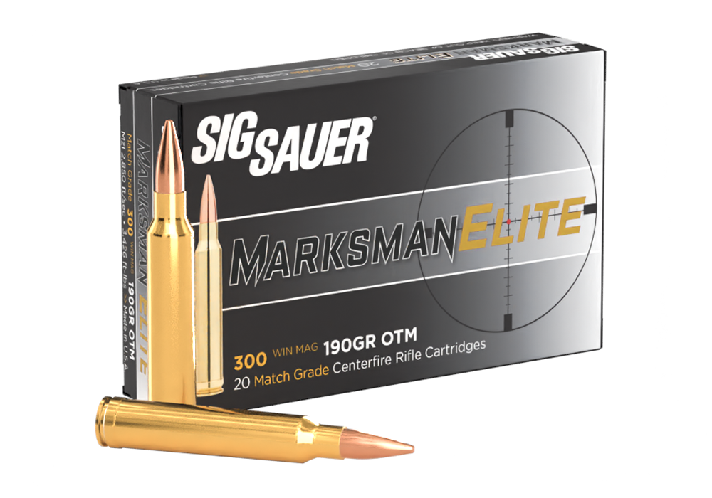 Image of 300 WIN MAG, 190GR, Elite Match Grade, OTM, BOX/20