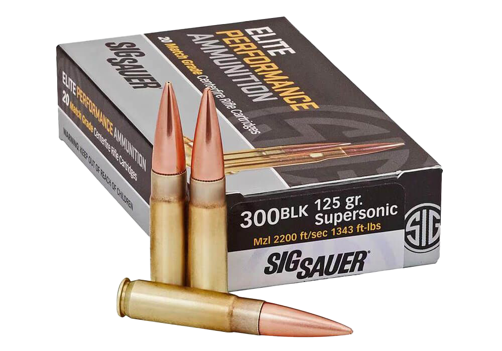 Image of 300BLK, 125GR, Elite Match Grade, OTM, Staked, Sealed, BOX/20