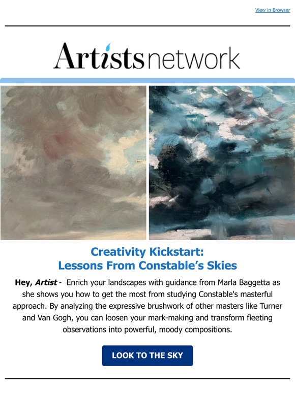 Creativity Kickstart: Paint Expressive Skies