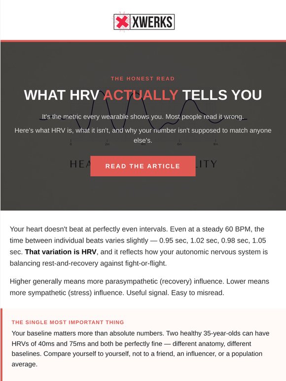 What is HRV & what does it tell you?
