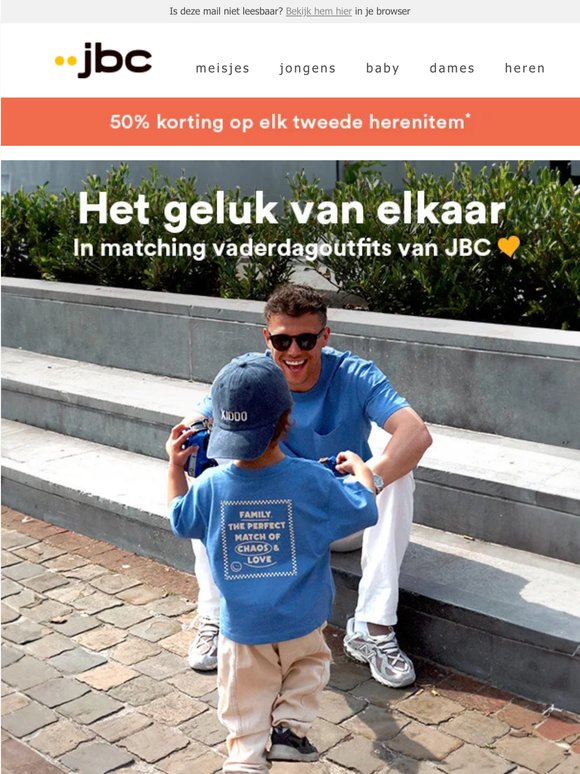 Matching voor Vaderdag 💛 Het geluk van elkaar