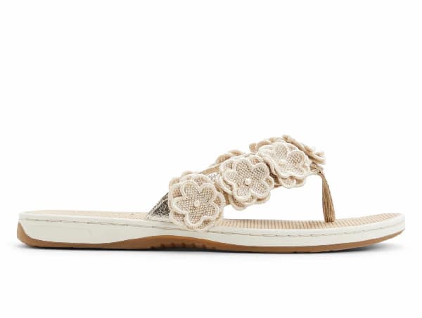 Seafish Floral Thong Sandal