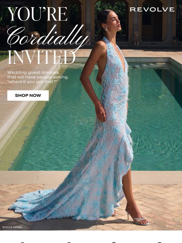 This Halter Gown Was Made For Summer Weddings