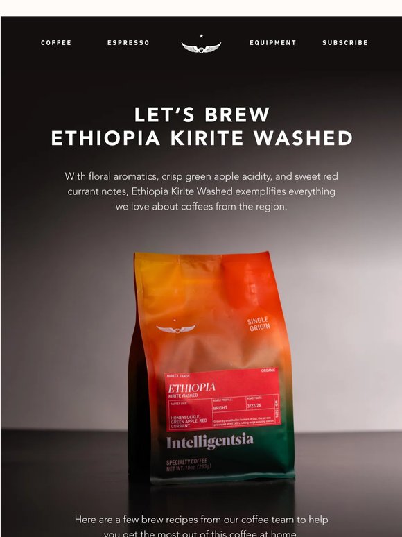 Let's Brew Ethiopia Kirite Washed: 3 Ways to Dial It In