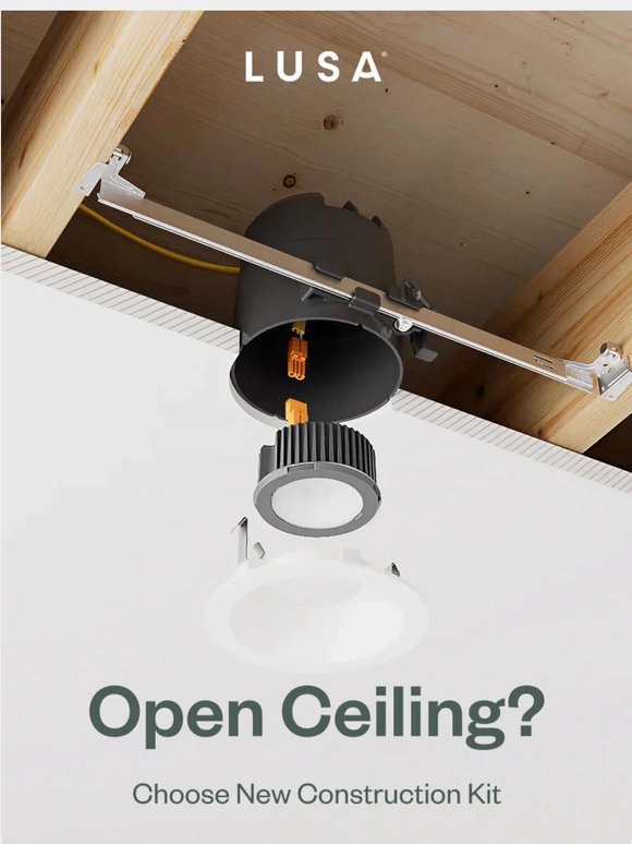Open ceiling?