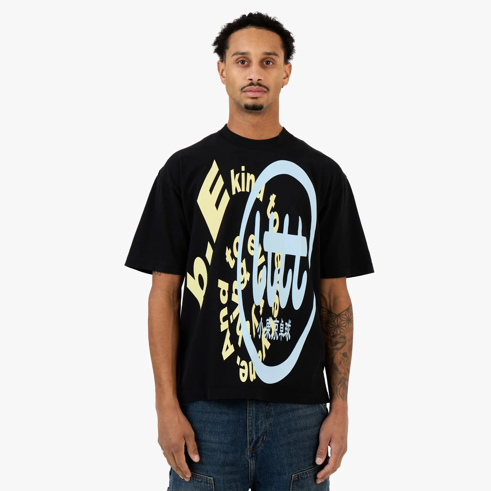 Image of b.Eautiful x LTTT Logos T-Shirt Black