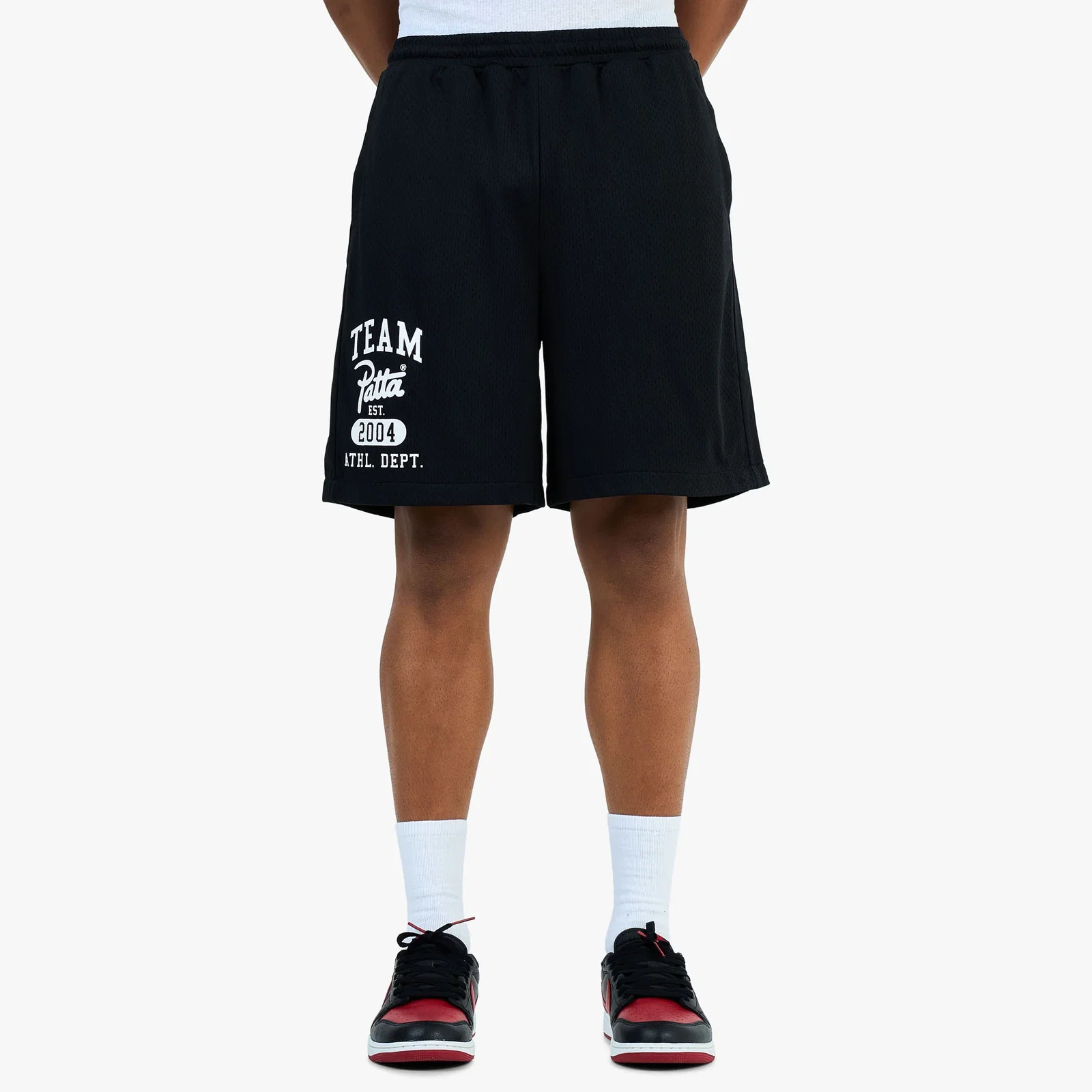 Image of Patta Athletic Mesh Shorts / Black