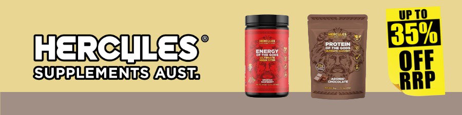 Up to 35% off RRP Hercules Supplements range