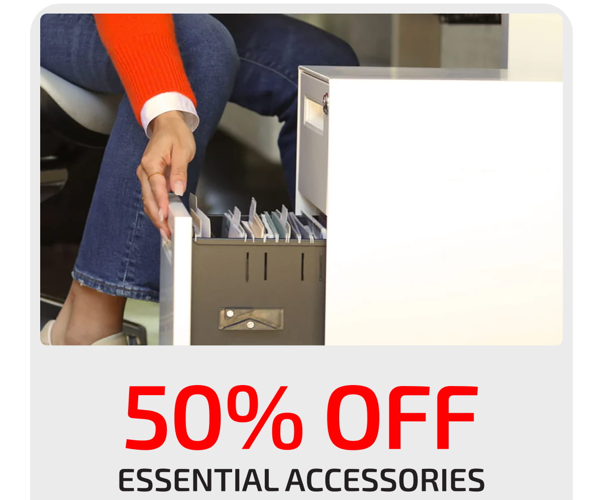 50% Off Essential Accessories