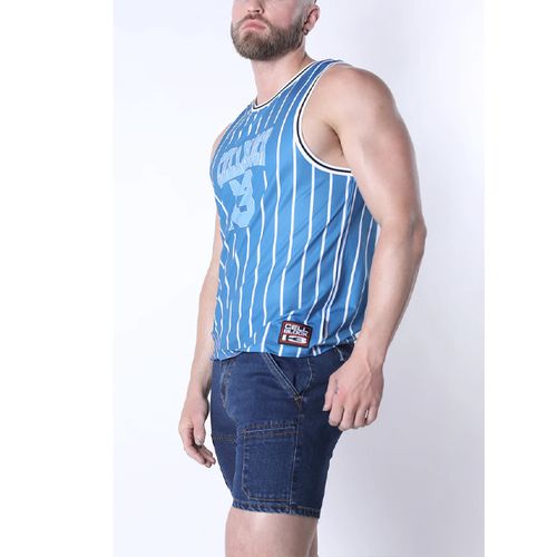 Cell Block 13 Full Court Tank Top | Blue