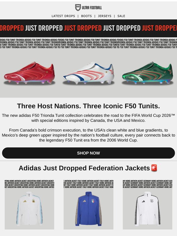 Adidas is firing ahead of the FIFA World Cup🔥