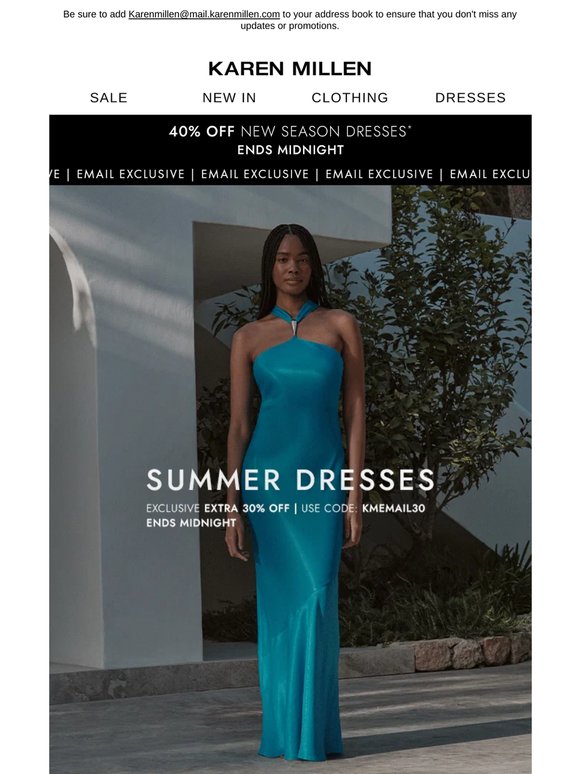Payday treat: exclusive extra 30% off