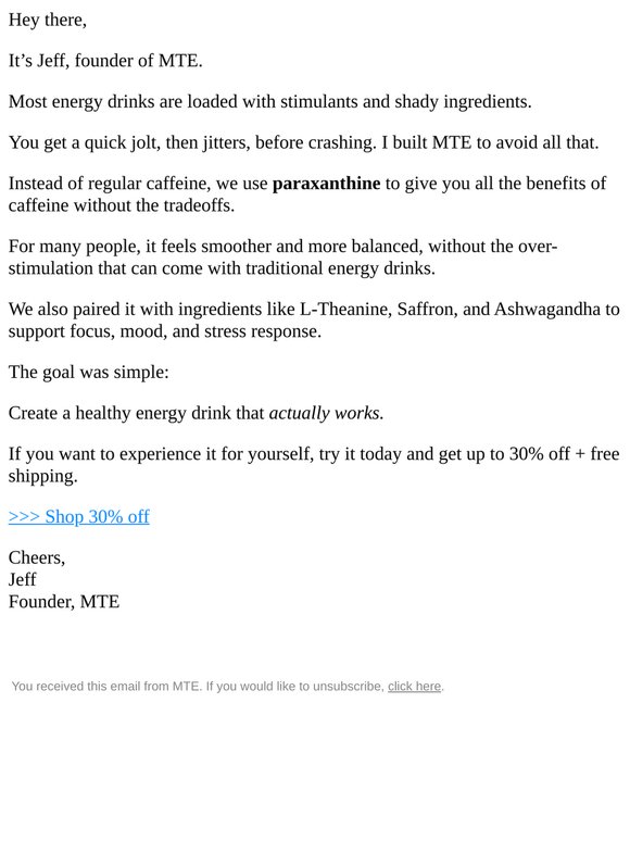The future of energy drinks?