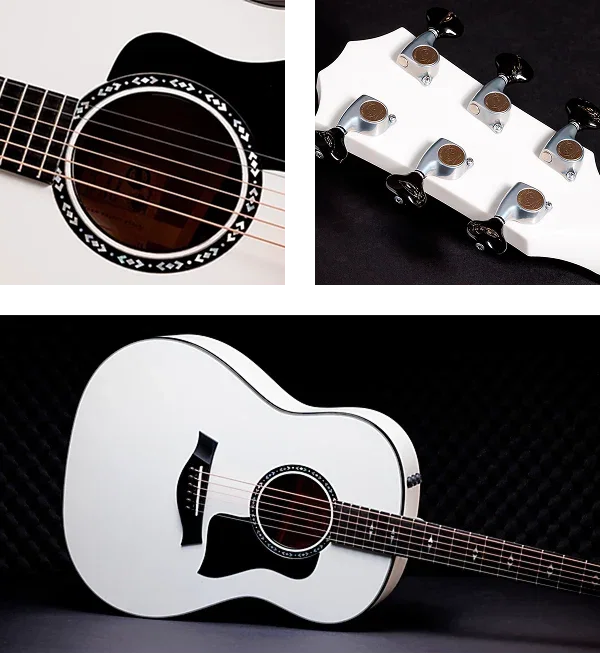 Taylor Custom Grand Pacific, Pearl White — Guitar Center