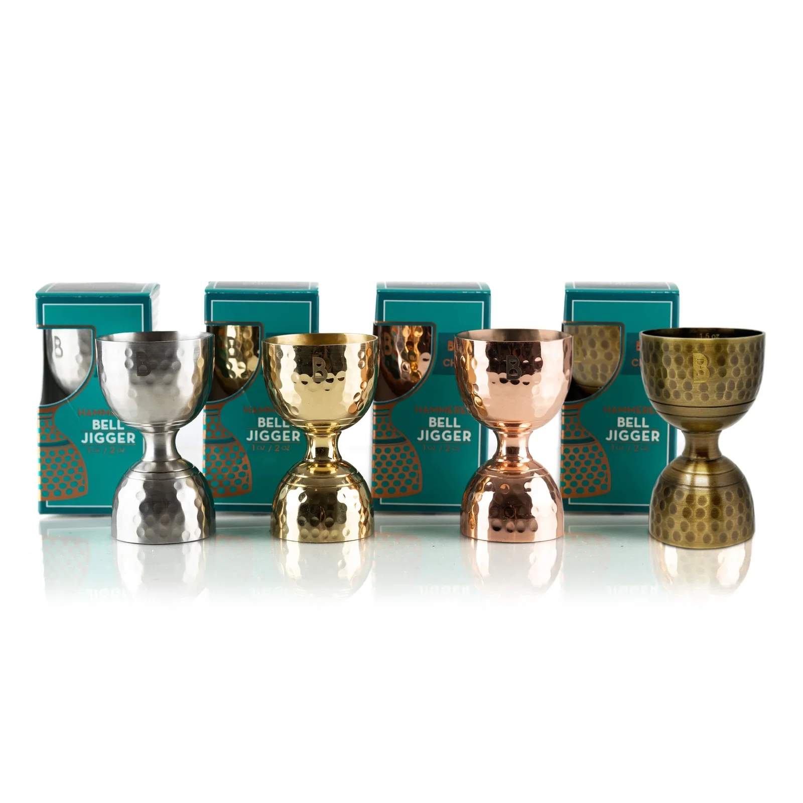 Image of Hammered Bell Jiggers