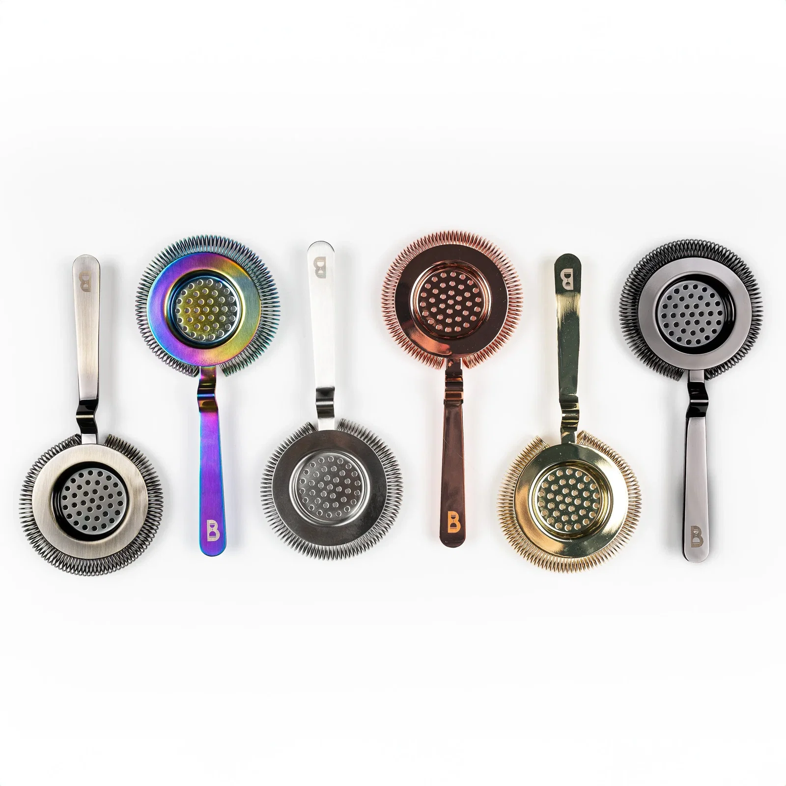 Image of Deluxe Antique-Style Cocktail Strainer